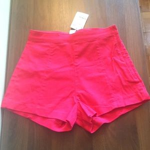 H&M Hot Pink High Rise Mini-Shorts